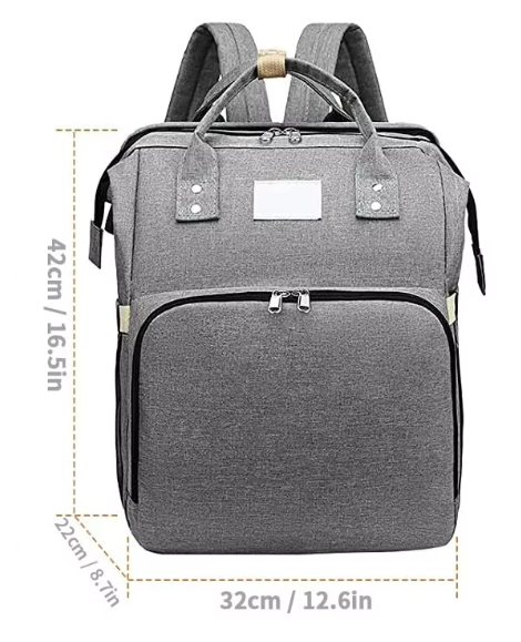 Large-Capacity Mommy Bag – Stylish Multi-Function Diaper Backpack