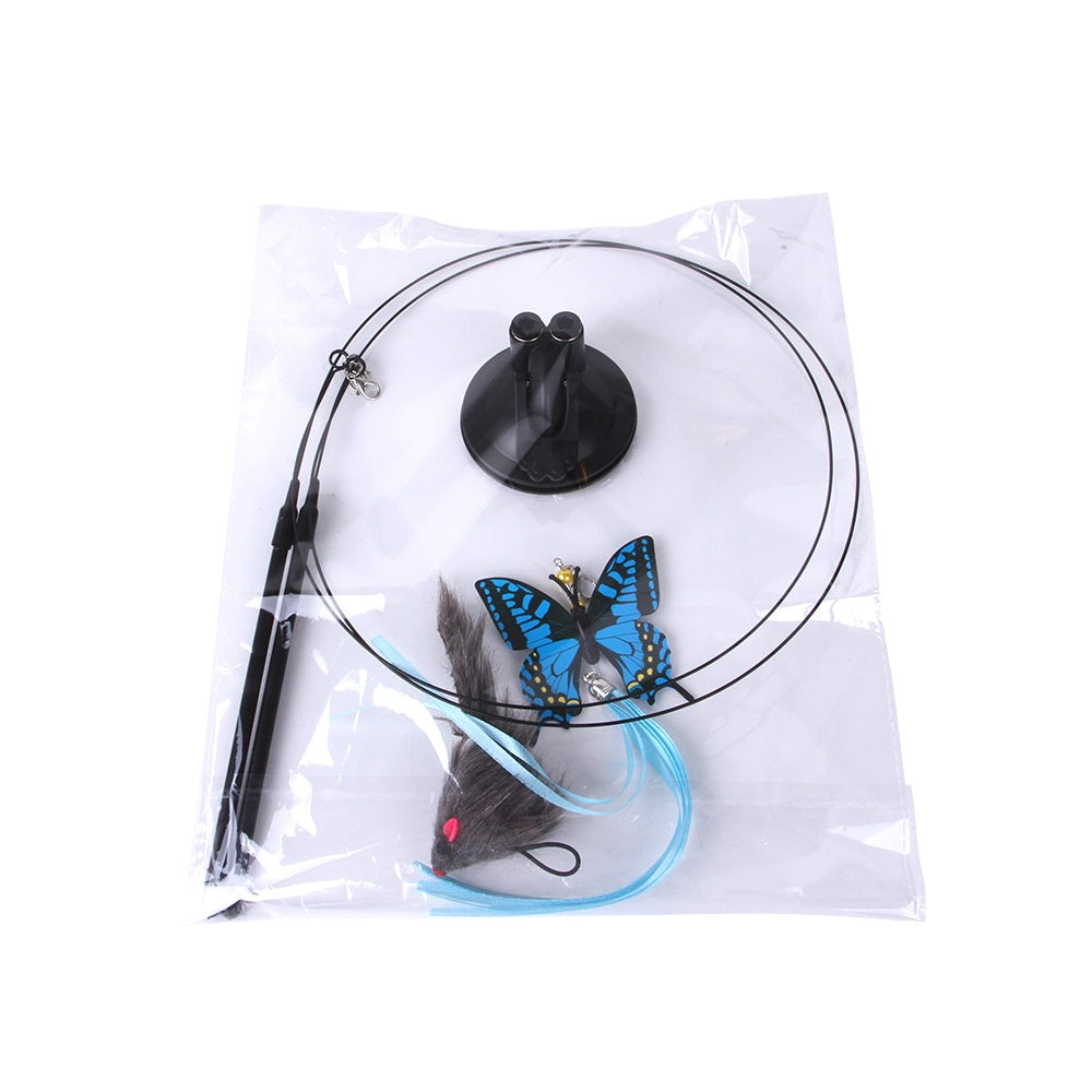 Cat Suction Cup Teaser Toy – Interactive Self-Play Toy for Cats