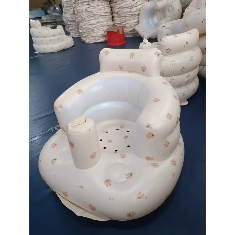 Inflatable Baby Chair – Portable Dining & Bath Seat for Infants