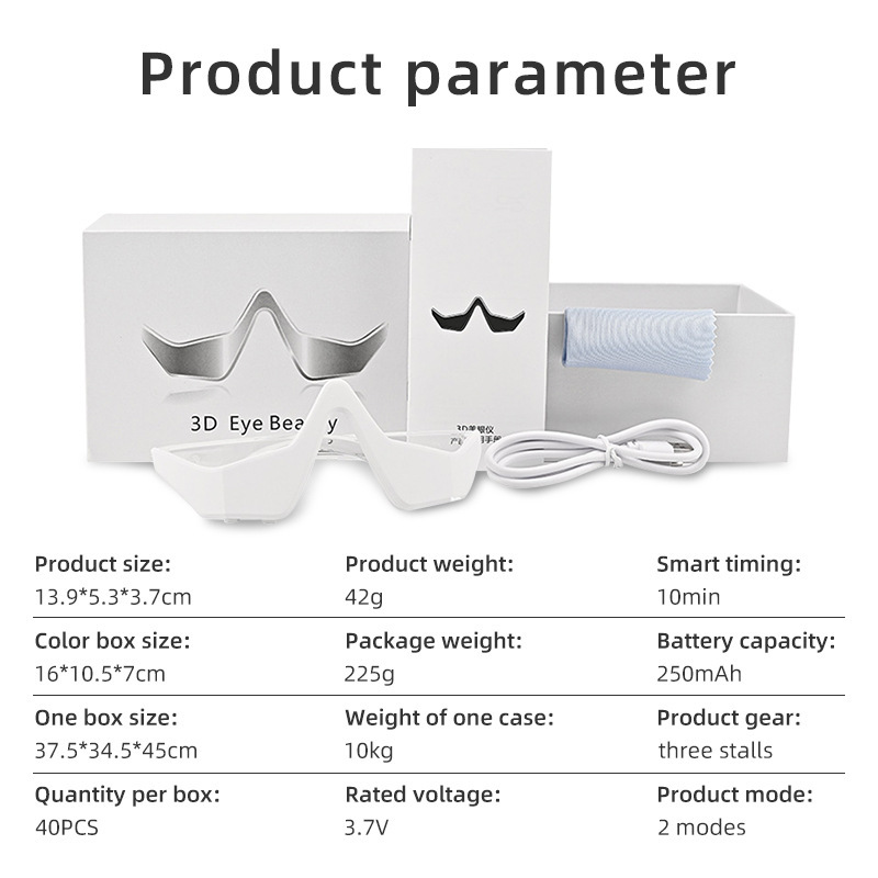 Wireless Eye Massager – Heated Compression Relief