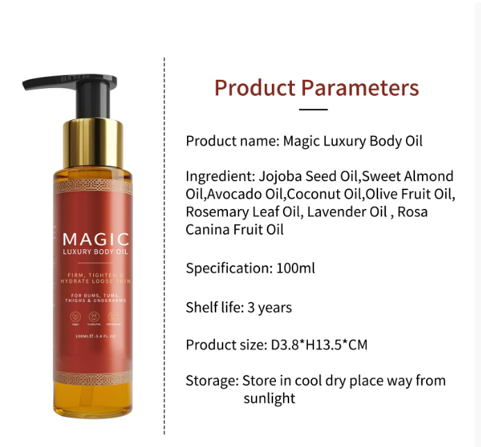 Magic Body Oil – Lightweight Glow & Nourishing Skin Treatment