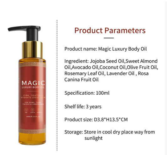 Magic Body Oil – Lightweight Glow & Nourishing Skin Treatment