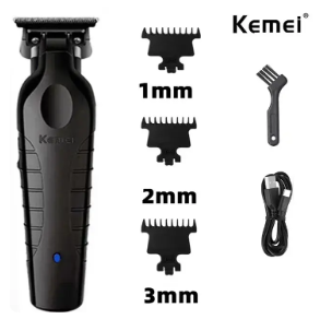 Kemei Professional Hair Clipper Set – Cordless Barber Kit for Home & Salon