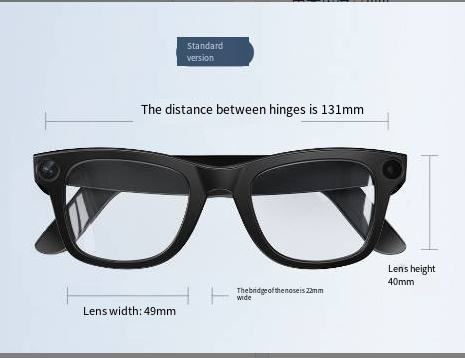AI Camera Smart Glasses – Wearable Tech for Hands-Free Photos & Video