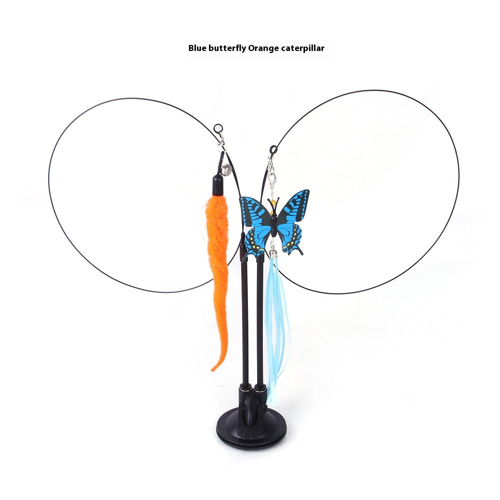 Cat Suction Cup Teaser Toy – Interactive Self-Play Toy for Cats