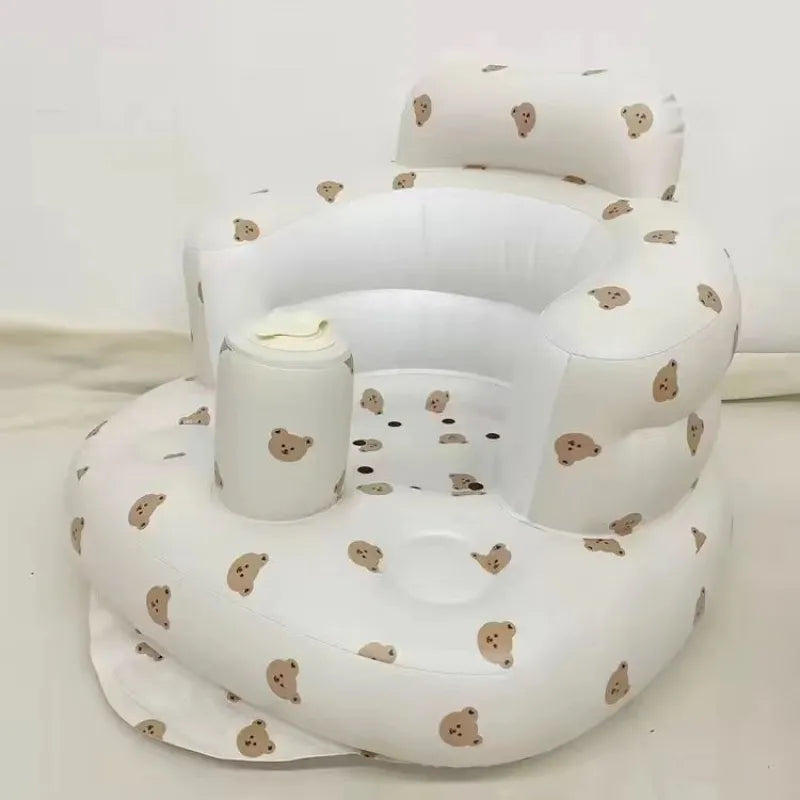 Inflatable Baby Chair – Portable Dining & Bath Seat for Infants