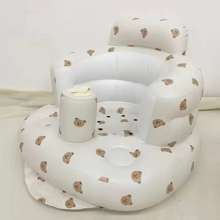 Inflatable Baby Chair – Portable Dining & Bath Seat for Infants