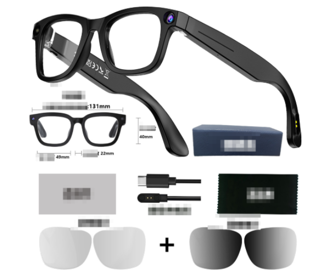 AI Camera Smart Glasses – Wearable Tech for Hands-Free Photos & Video