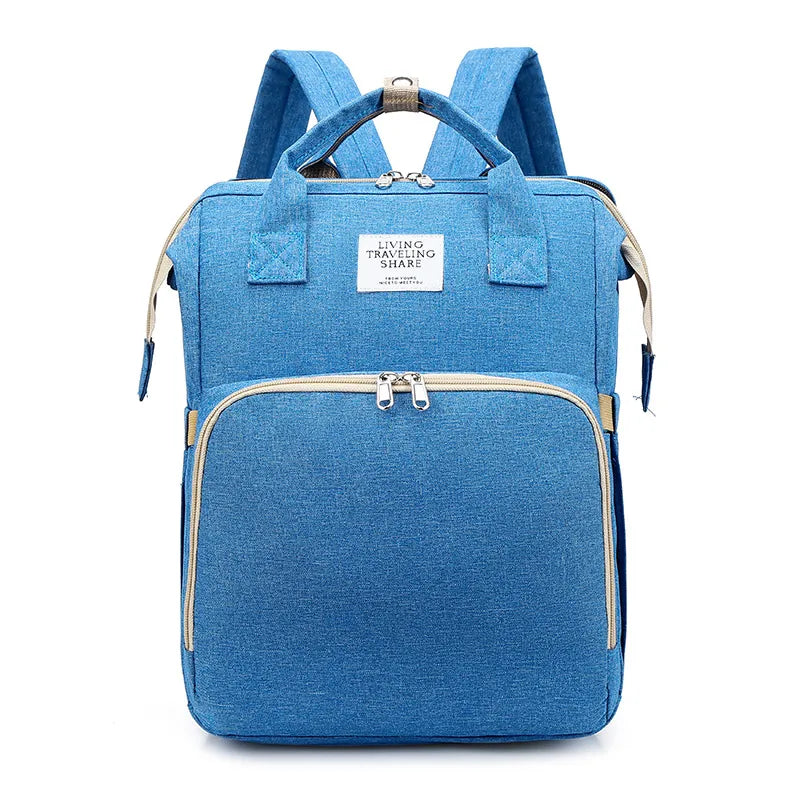 Large-Capacity Mommy Bag – Stylish Multi-Function Diaper Backpack
