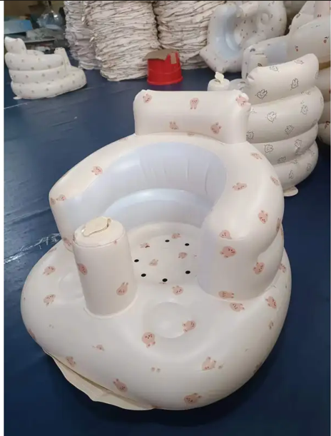 Inflatable Baby Chair – Portable Dining & Bath Seat for Infants