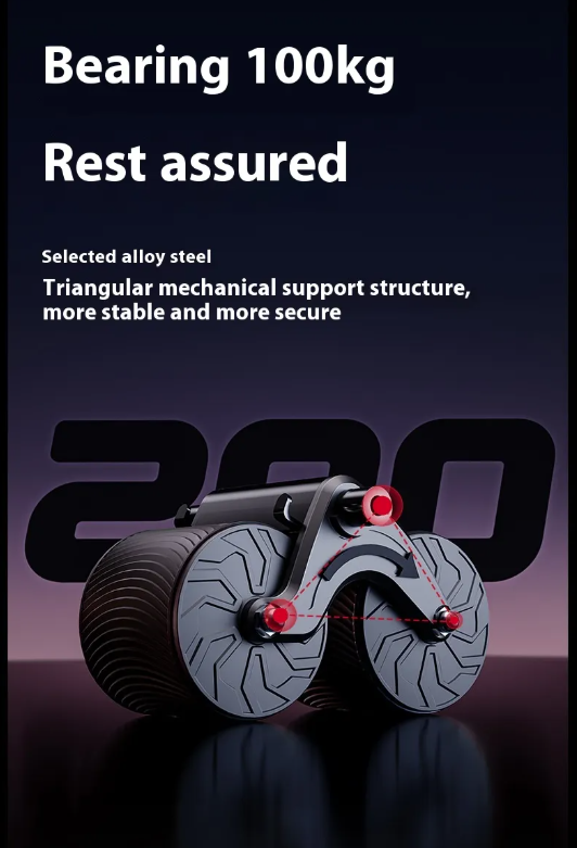 Automatic Rebound Abdominal Wheel – Self-Return Core Roller for Home Workouts