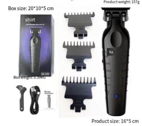Kemei Professional Hair Clipper Set – Cordless Barber Kit for Home & Salon