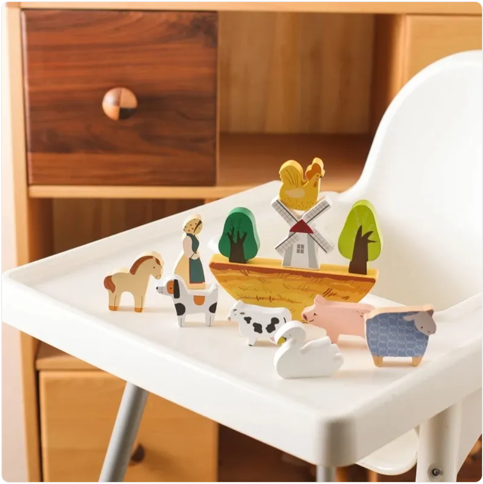 Children's Animal Puzzle Stacking Blocks – Educational Toy for Toddlers