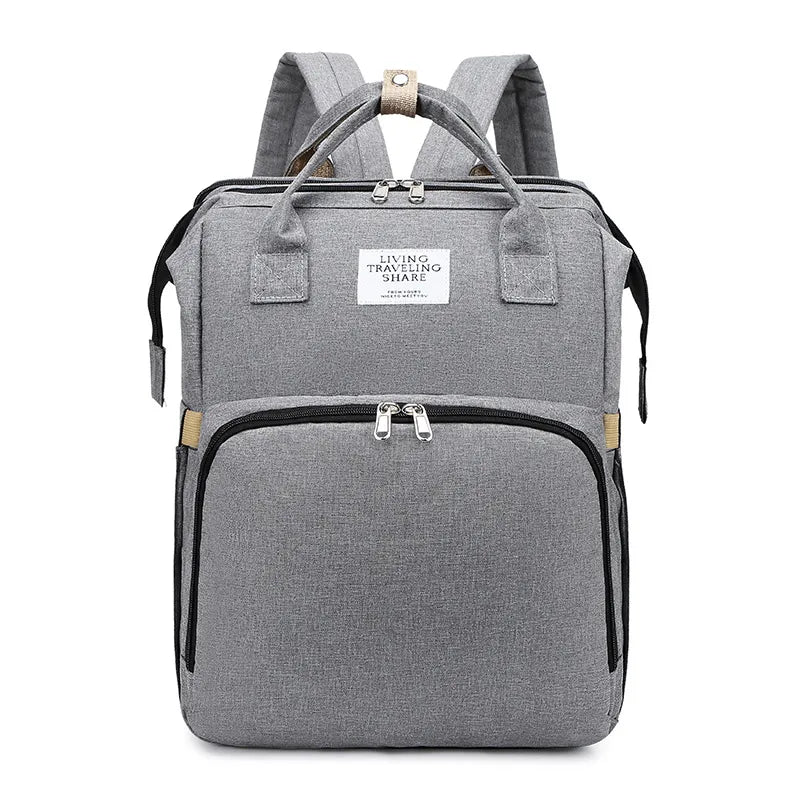 Large-Capacity Mommy Bag – Stylish Multi-Function Diaper Backpack