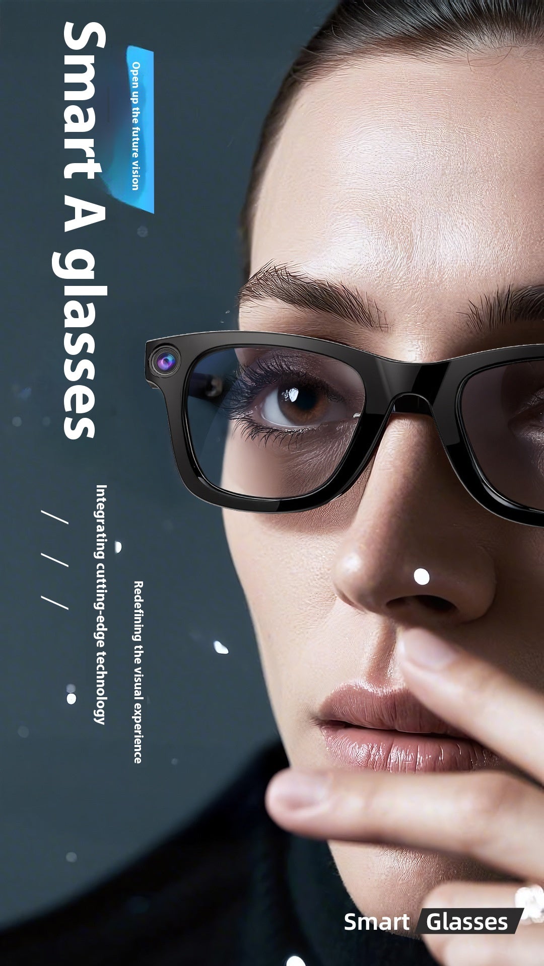 AI Camera Smart Glasses – Wearable Tech for Hands-Free Photos & Video