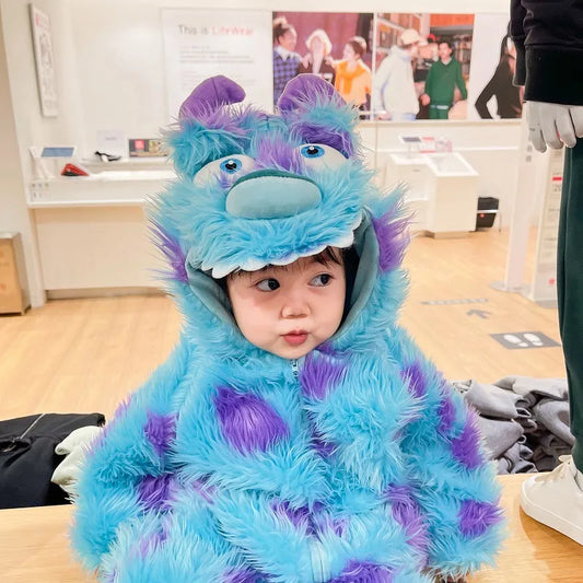 Cute Animal Baby Jumpsuit – Hooded Zip-Up Romper for Infants & Toddlers