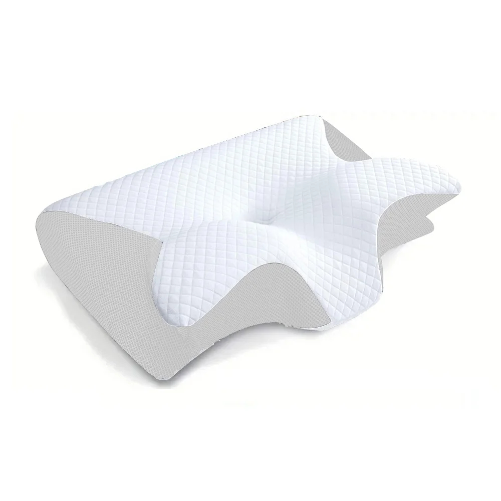 Memory Foam Travel Neck Pillow – 360° Support for Flights & Commutes