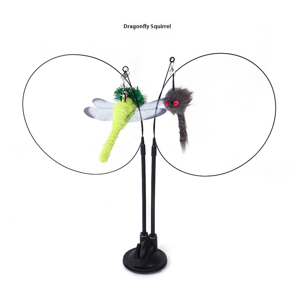 Cat Suction Cup Teaser Toy – Interactive Self-Play Toy for Cats