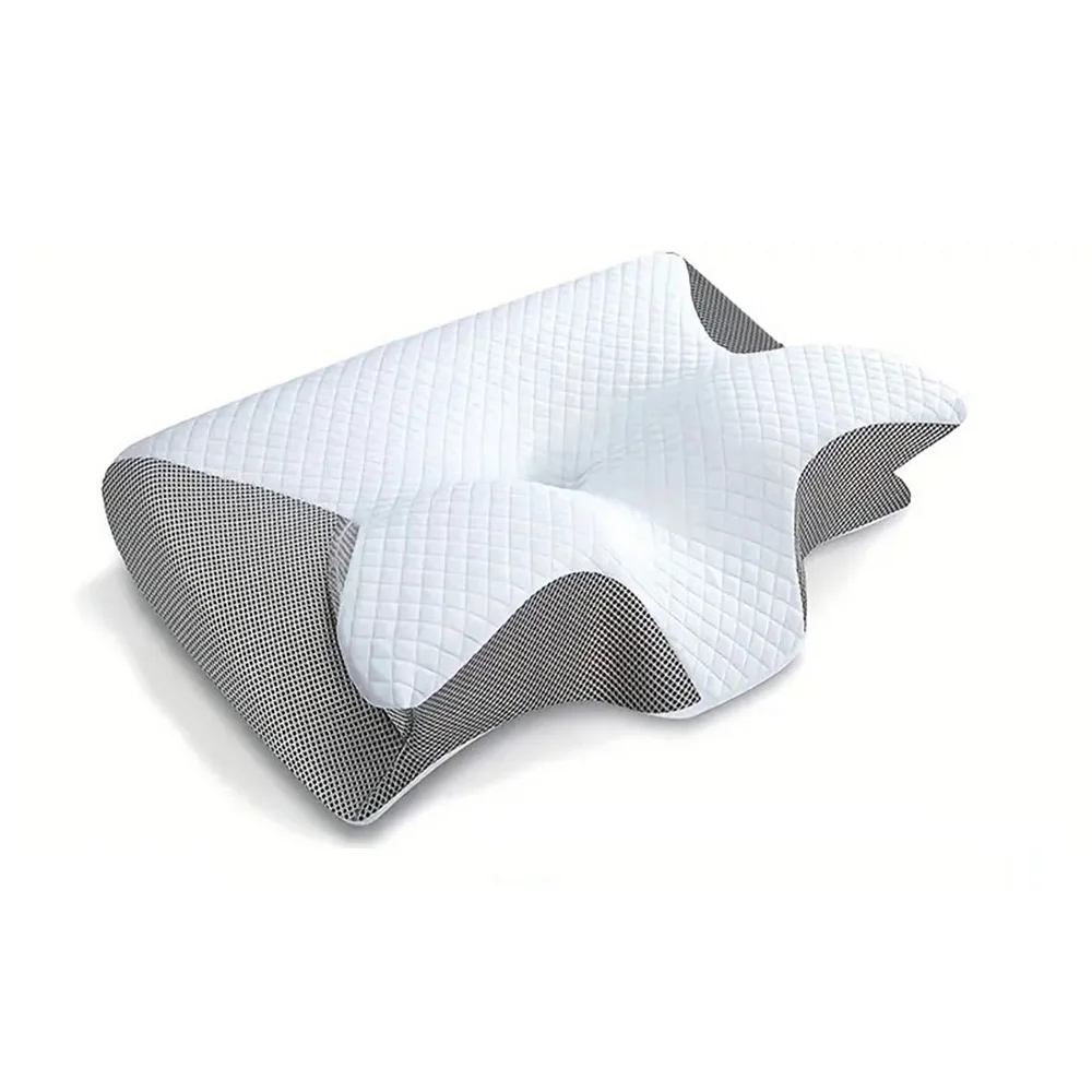 Memory Foam Travel Neck Pillow – 360° Support for Flights & Commutes