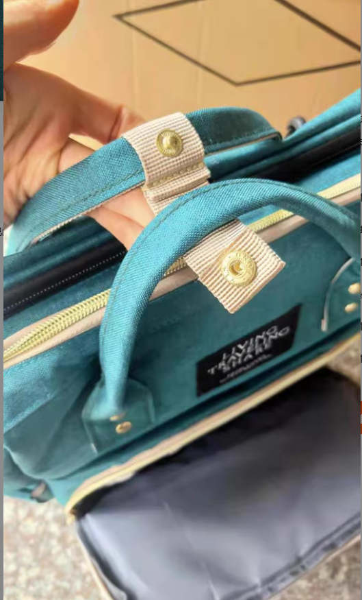 Large-Capacity Mommy Bag – Stylish Multi-Function Diaper Backpack