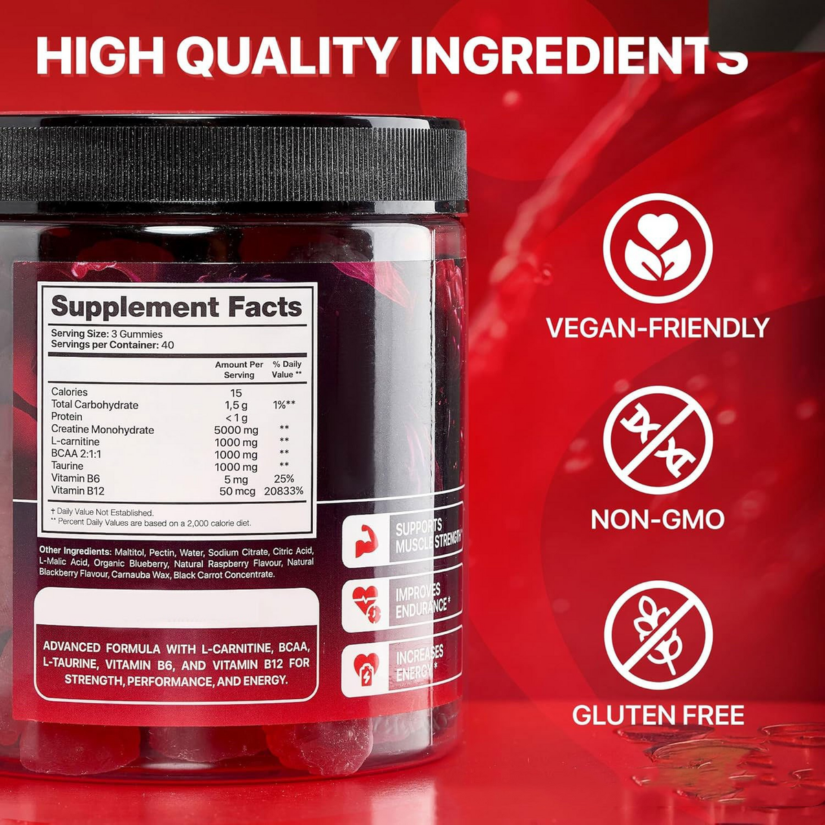 Muscle Boost Gummies – Daily Workout Support for Strength & Recovery