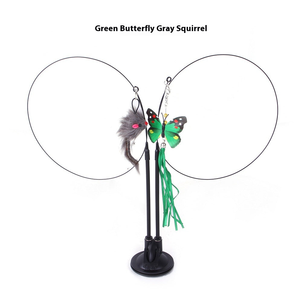 Cat Suction Cup Teaser Toy – Interactive Self-Play Toy for Cats