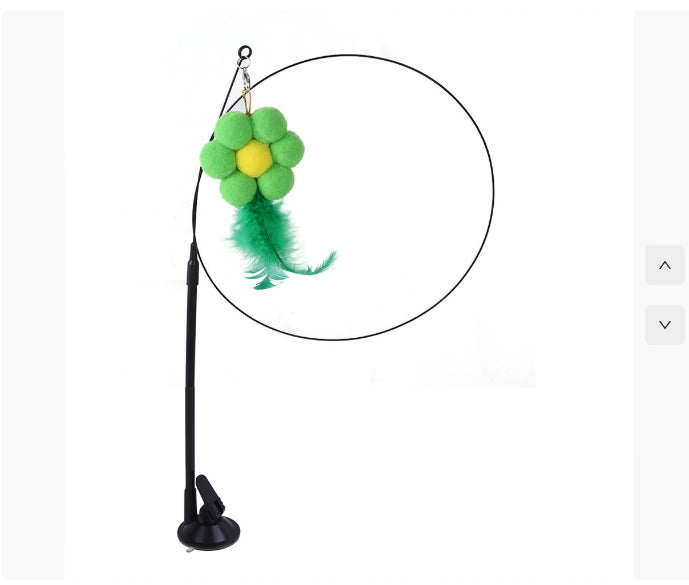 Cat Suction Cup Teaser Toy – Interactive Self-Play Toy for Cats