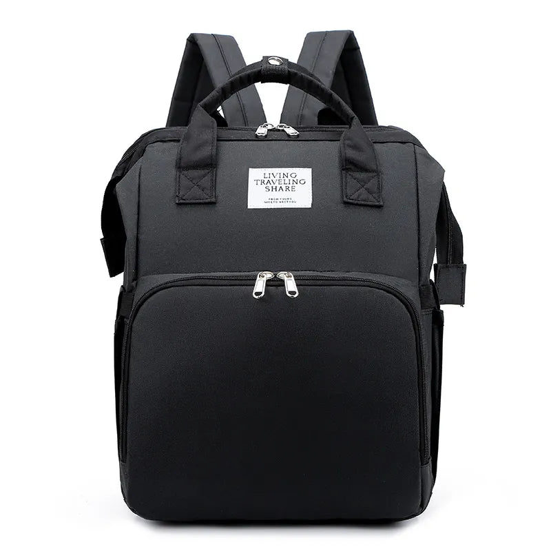 Large-Capacity Mommy Bag – Stylish Multi-Function Diaper Backpack